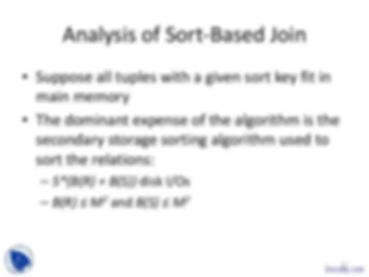 Two-Pass Algorithms - Database Systems - Lecture Slides | Slides ...