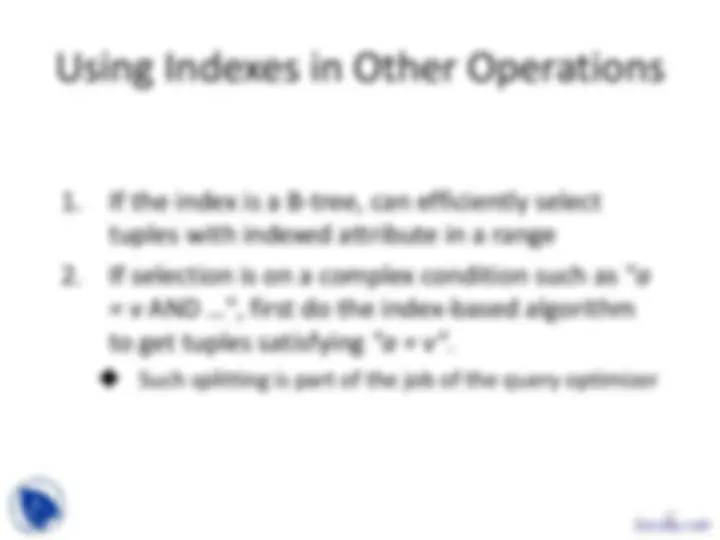 Two-Pass Algorithms - Database Systems - Lecture Slides | Slides ...