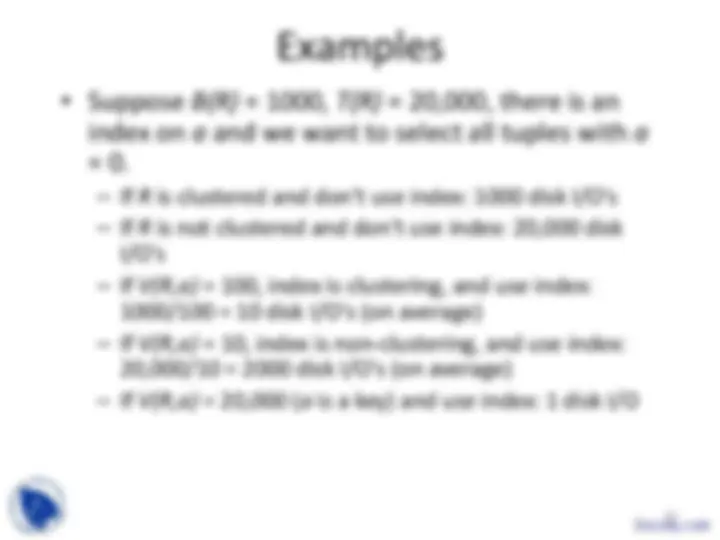 Two-Pass Algorithms - Database Systems - Lecture Slides | Slides ...