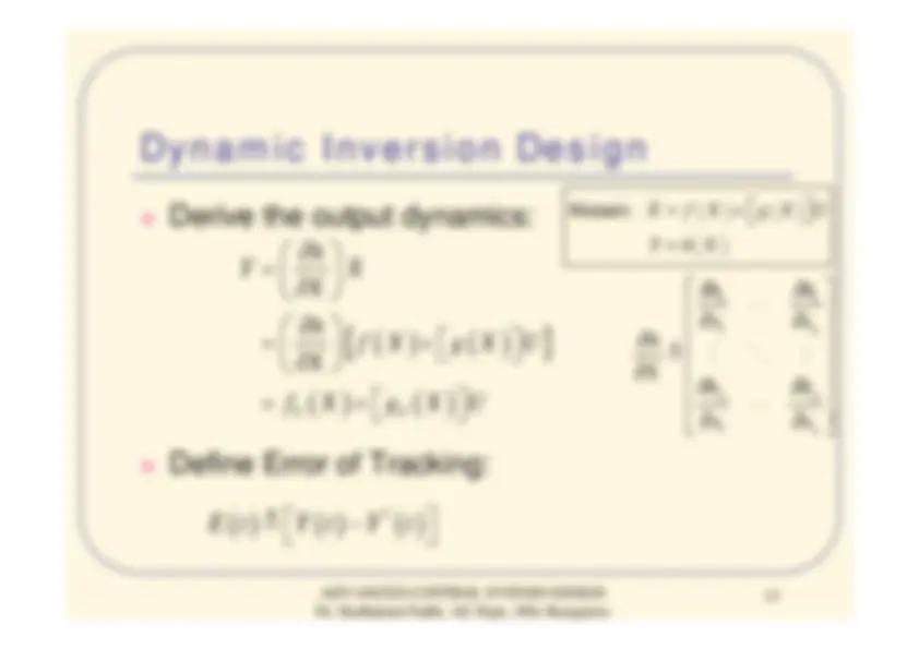 Gain Scheduling - Advanced Control System Design for Aerospace Vehicles ...