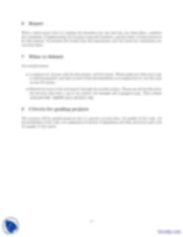 Project - Advanced Algorithms - Lecture Notes | Study notes Advanced ...
