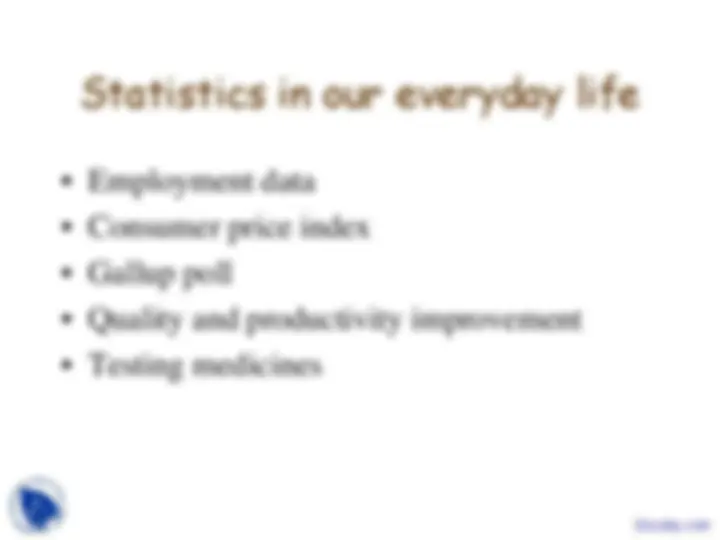 Probability and Statistics - Probability and Statistics - Lecture ...