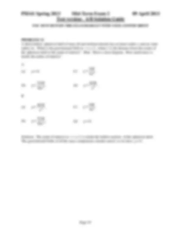 Midterm Exam 2 with Solutions - Physics for Scientists and Engineers I ...