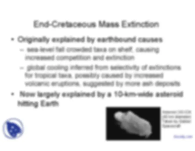 Understanding the Big Five Extinctions & Recoveries in Paleobiology ...