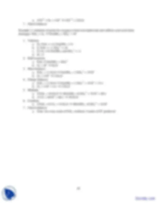 Solution Chemistry - Geochemistry I - Lecture Notes | Study notes ...