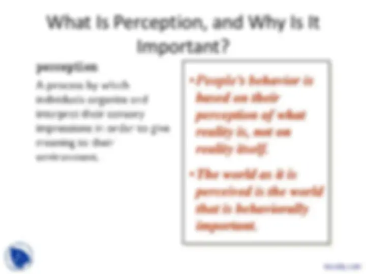 Perception and Individual Decision Making - Organizational Behavior ...