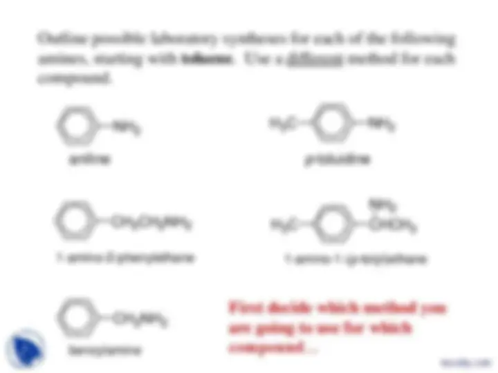 Amines Synthesis - Organic Chemistry II - Lecture Slides | Slides ...