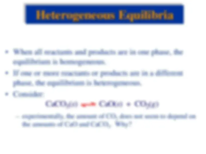 Eqilibrium - Principles of Chemistry II - Lecture Slides | Slides ...