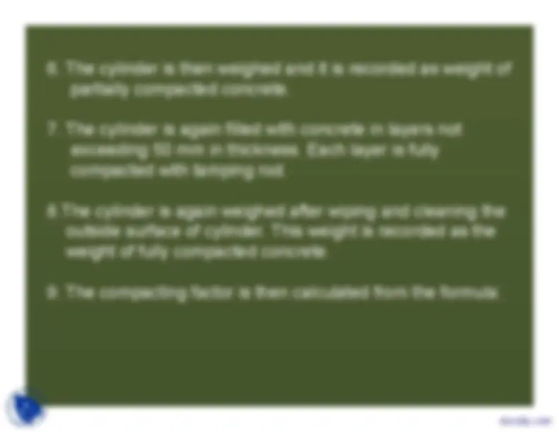 Workability of Concrete - Civil Engineering - Lecture Slides | Slides ...