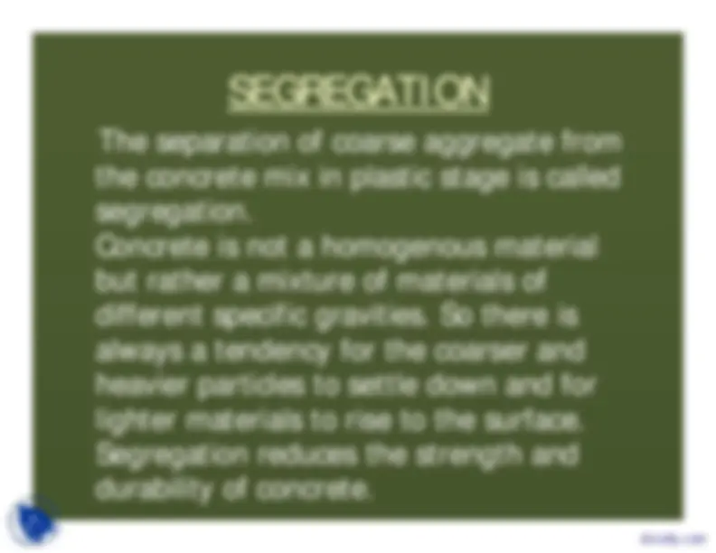 Workability of Concrete - Civil Engineering - Lecture Slides | Slides ...