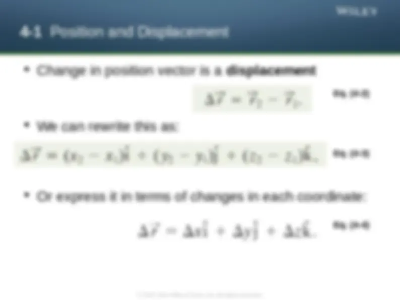 Motion in Two or Three Dimensions - Lecture Slides | PHYS 121 | Study ...
