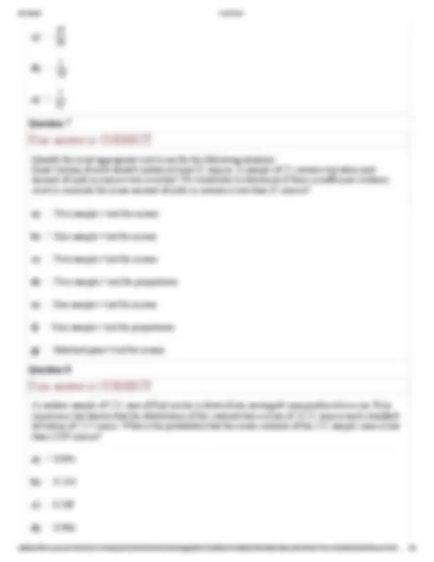 Solved Final Exam for Statistics for the Sciences | MATH 3339 | Exams ...