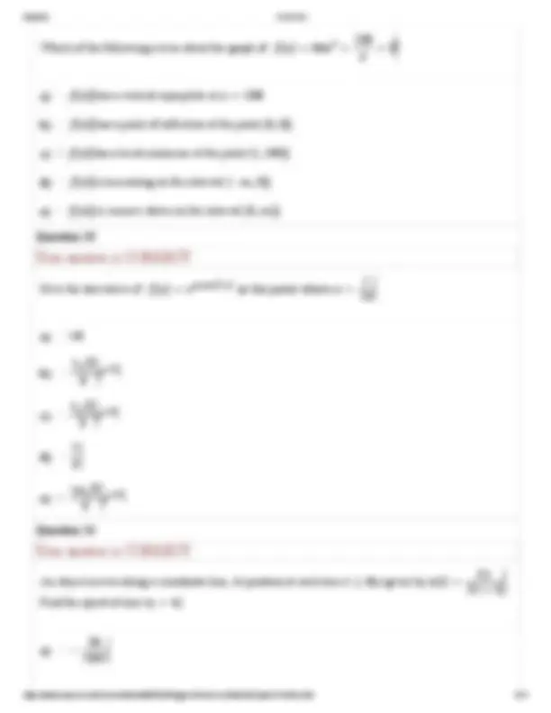 Calculus II - 24 MCQs with Right Answer | MATH 1432 | Exams Calculus ...
