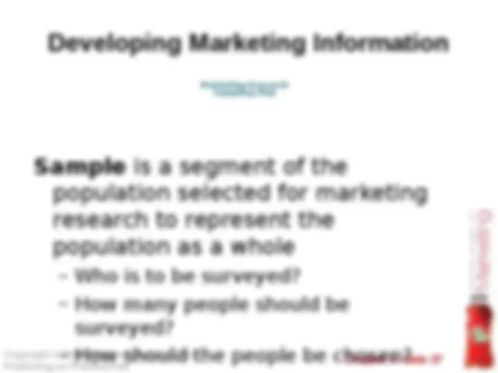 Principle of Marketing | Lecture notes Principles of Marketing | Docsity