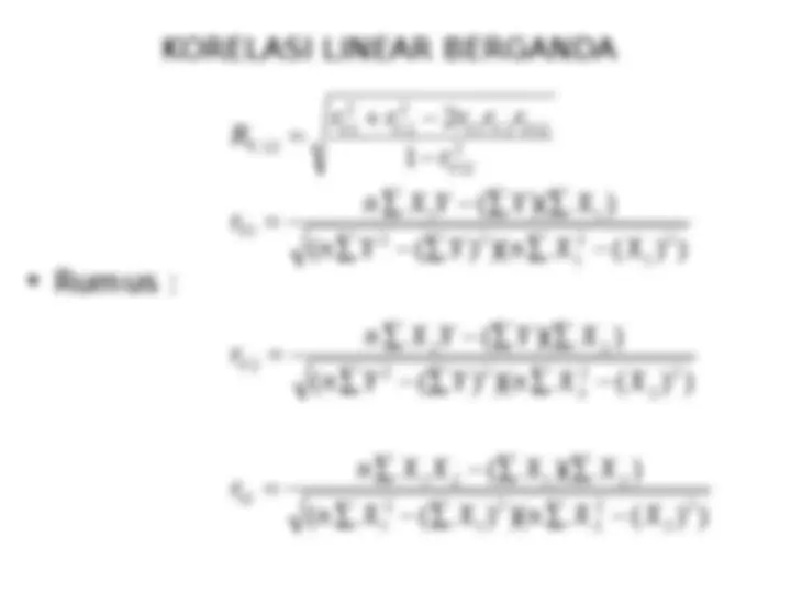 Model Linier Korelasi berganda | Lecture notes Mathematical Statistics ...