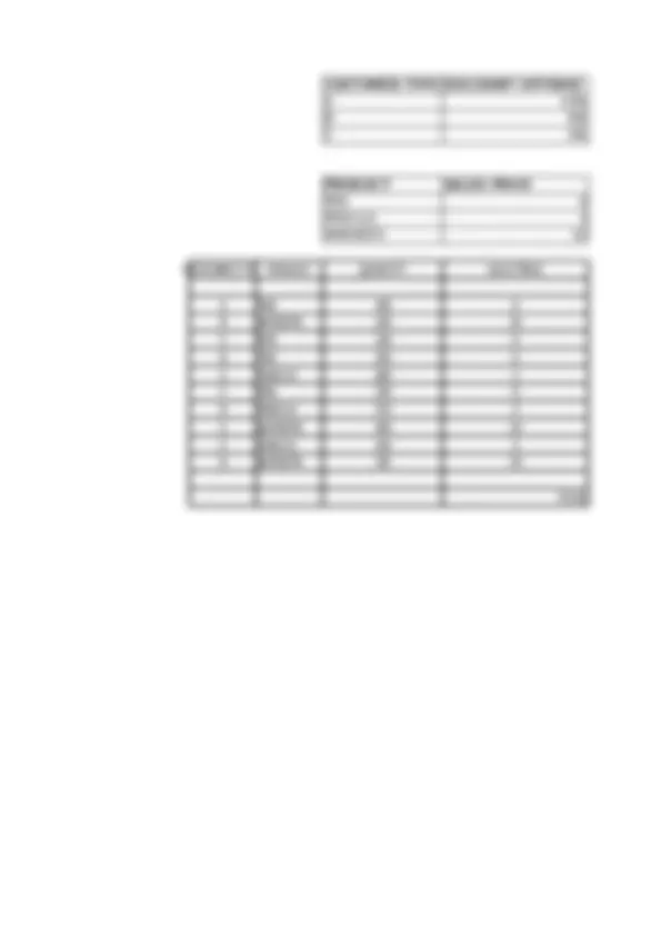Microsoft Excel Solution | Exercises MS Microsoft Excel skills | Docsity
