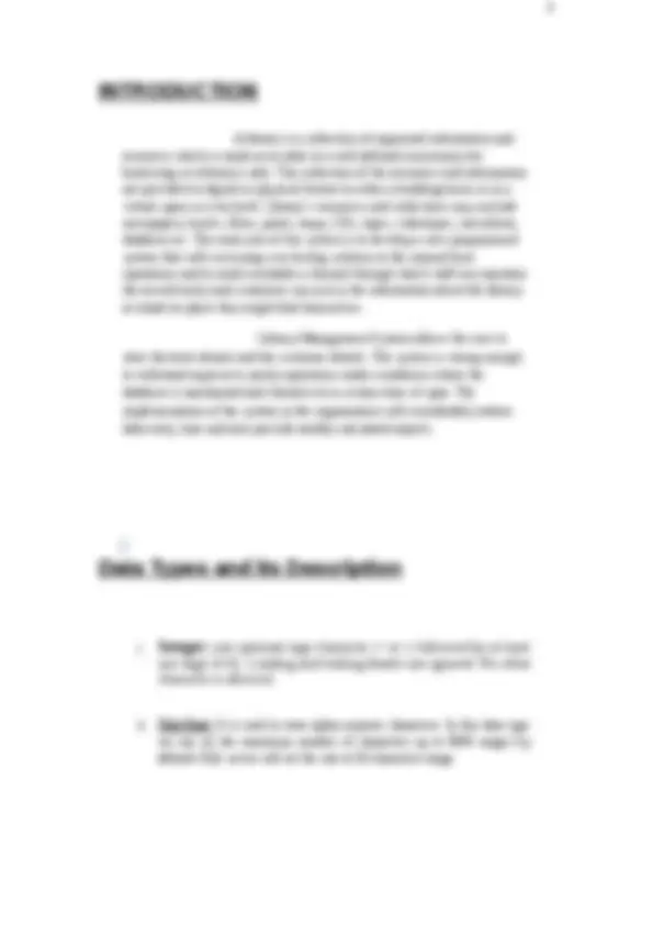Library Management System Project (Report) | Study Guides, Projects ...