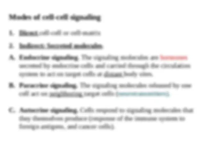 Cellular Signaling: Understanding the Mechanisms of Cell-to-Cell ...
