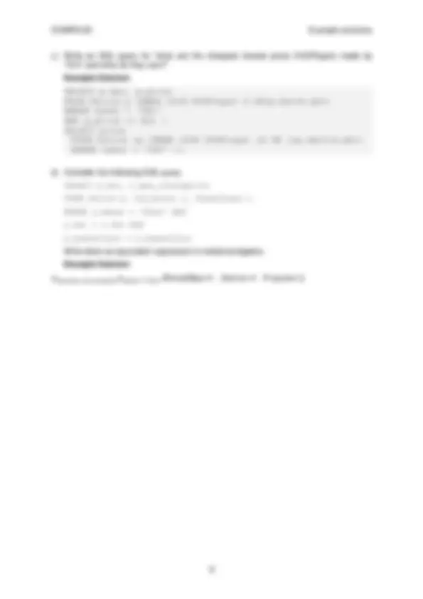 COMP9120 Relational Database Systems: Practice Questions Part 1 ...