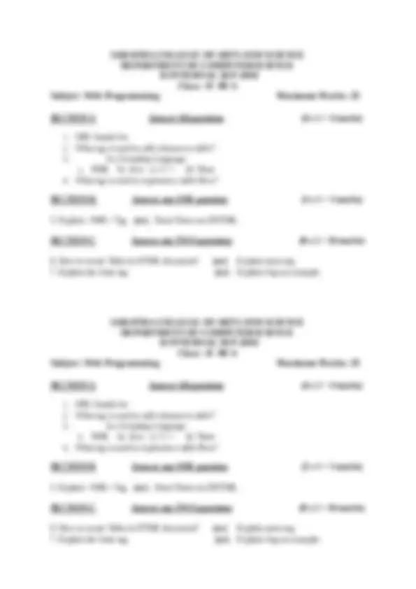 web programming and web design | Lecture notes Web Design and ...