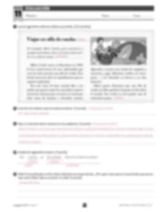 solucionario lengua 5 primaria | Apuntes de Lengua y Literatura | Docsity