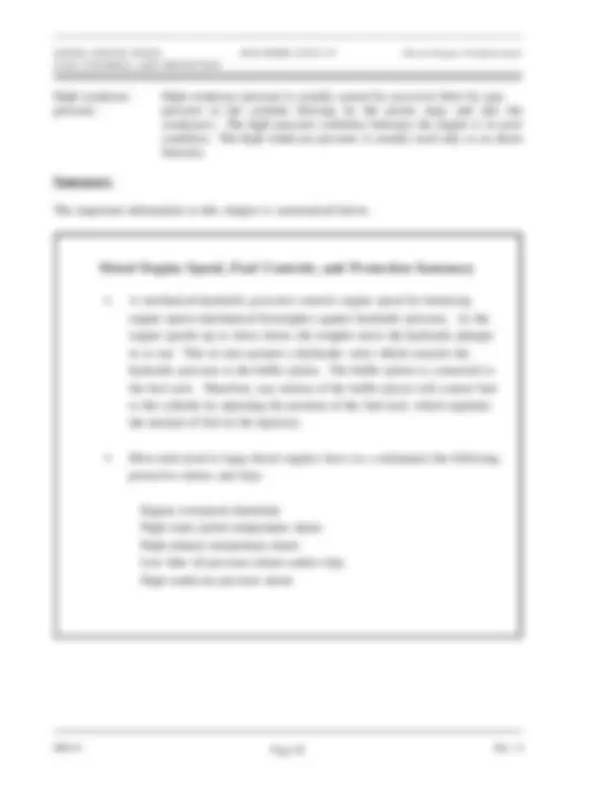 Diesel Engine Fundamentals | Lecture notes Engineering | Docsity
