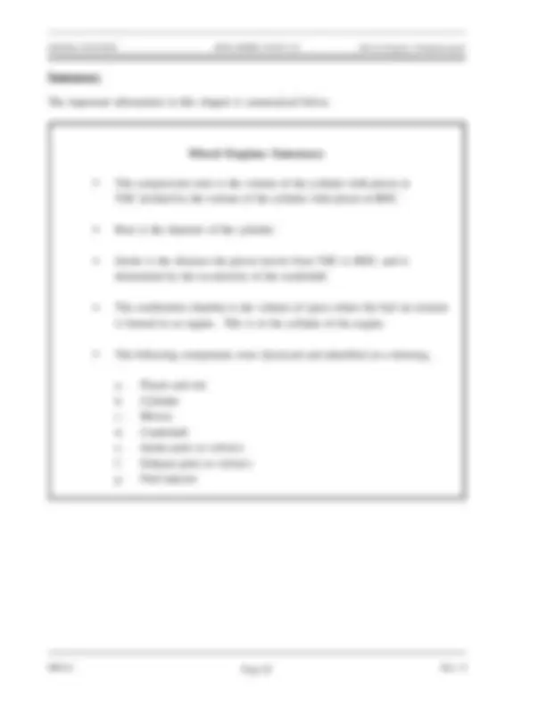 Diesel Engine Fundamentals | Lecture notes Engineering | Docsity