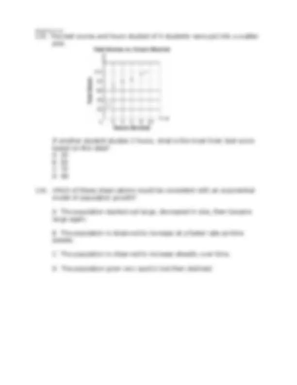 Algebra II Practice Test | Exams Mathematics | Docsity