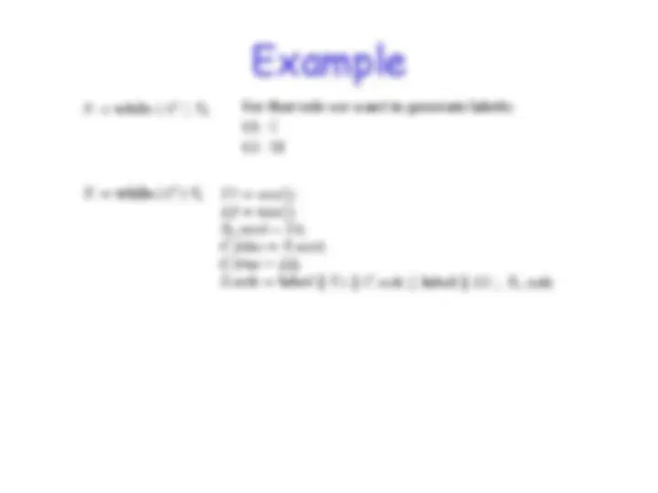 Syntax directed translations | Slides Compiler Design | Docsity