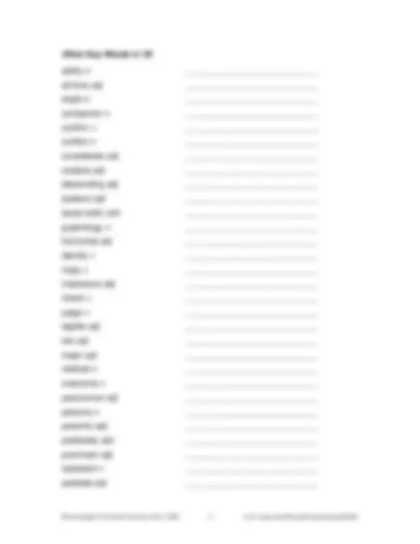 Oxford University Press Wordlist: Vocabulary and Keywords for English ...