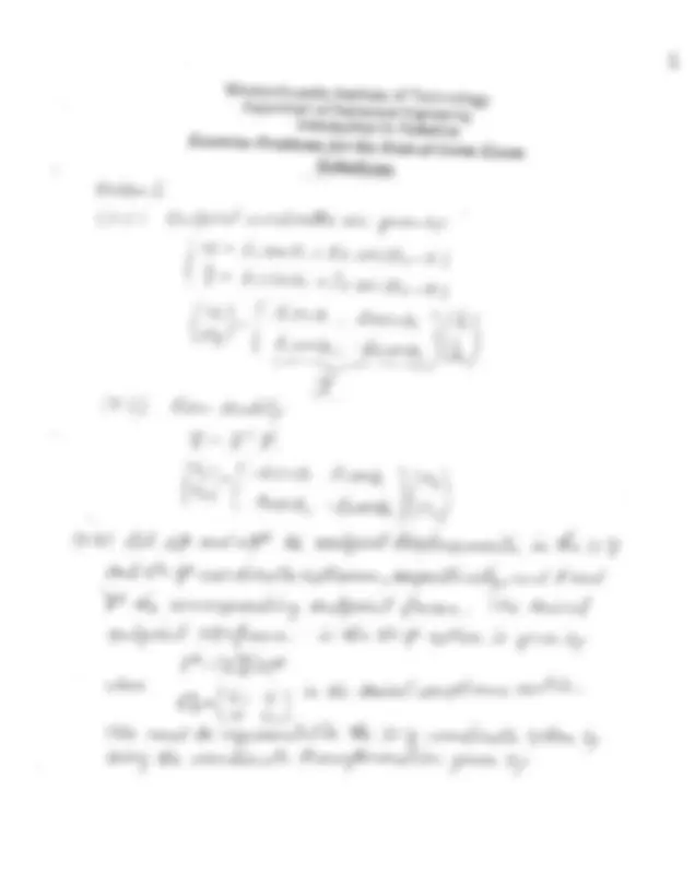Introduction To Robotics Exercise Problems Solutions For Final Exam Introduction To Robotics Exercise Problems Solutions For Final Exam