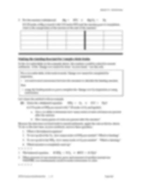 Mole concept questions and answers | Exercises Chemistry | Docsity
