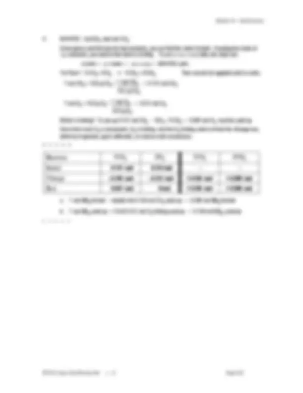 Mole concept questions and answers | Exercises Chemistry | Docsity