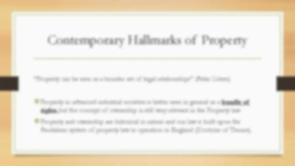REST0019 Real Property Law lecture note chapter 1 | Lecture notes Real ...