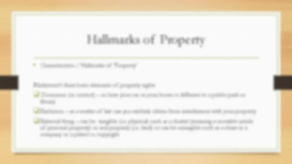 REST0019 Real Property Law lecture note chapter 1 | Lecture notes Real ...