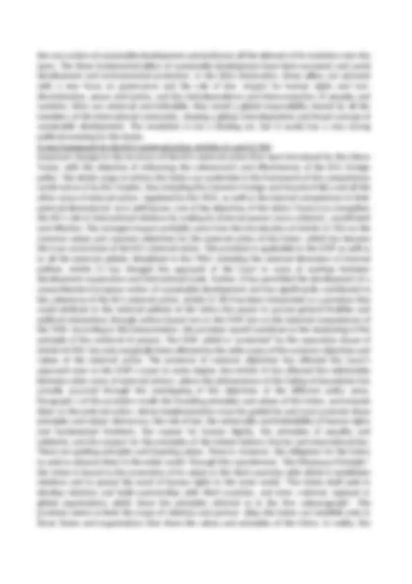 The European Union and sustainable development FULL BOOK SUMMARY ...