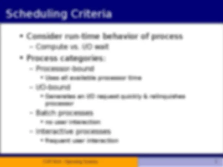 Operating system, Scheduling Criteria and Scheduling Algorithms | Lab ...