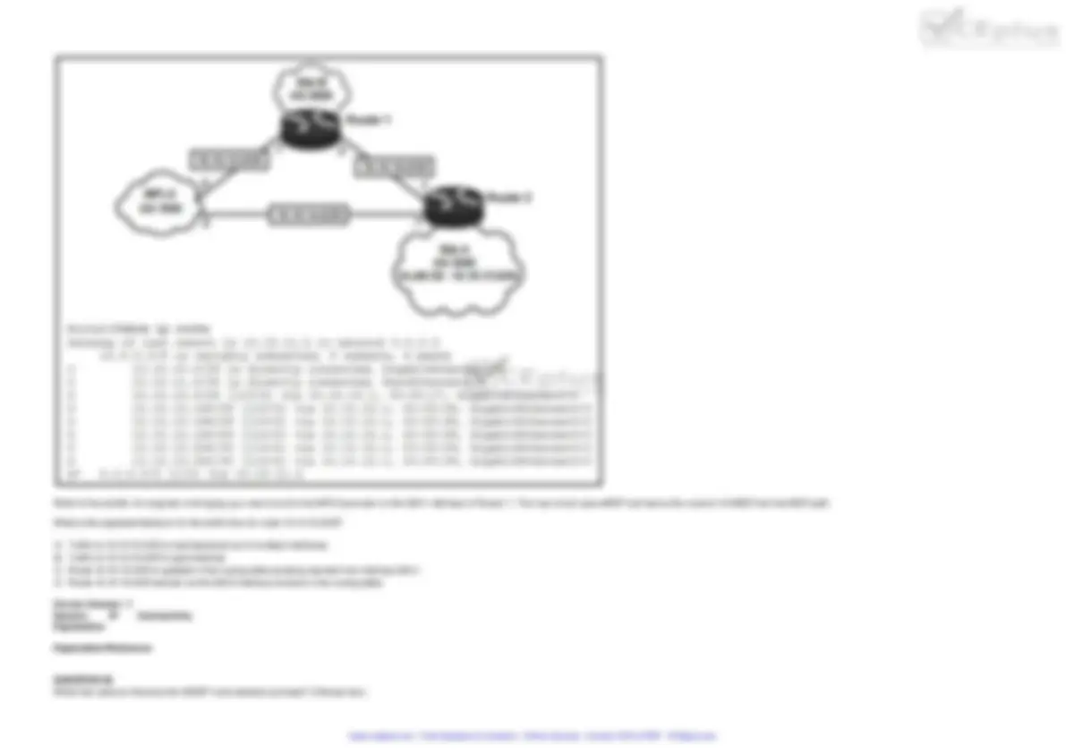 CCNA - 200-301 102q - Demo | Quizzes Network Design | Docsity