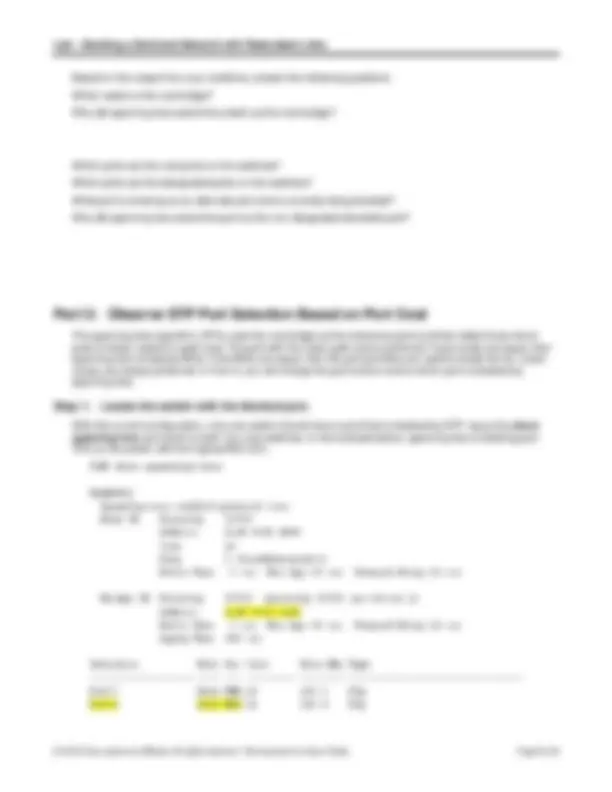 Understanding Spanning Tree Protocol (STP) in a Switched Network with ...