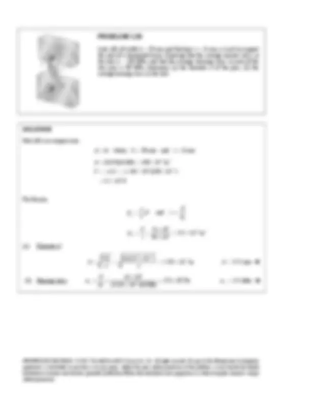 Solution Chapter 1 Mechanics of Materials by Beer & Johnson 7th Edition ...