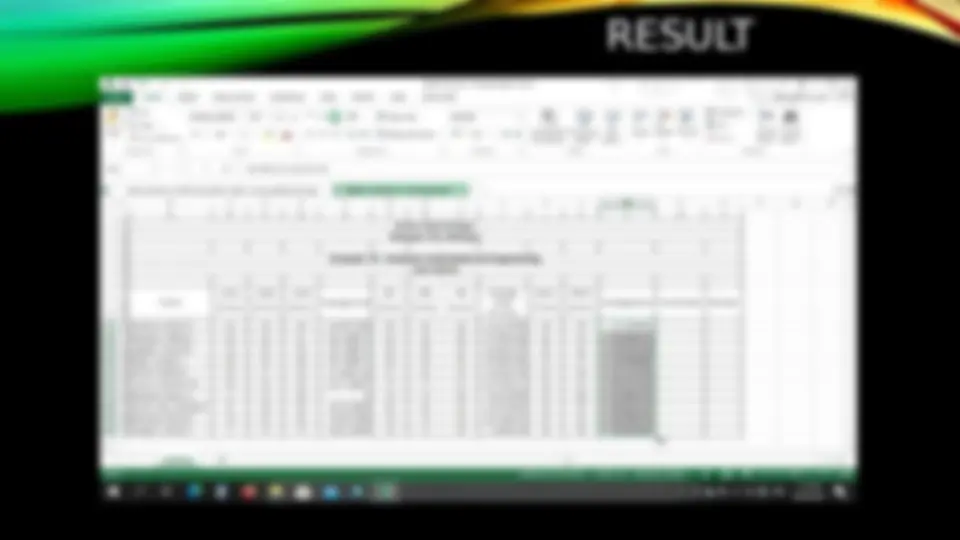 Understanding the Computer Excel | Exercises Computer science | Docsity