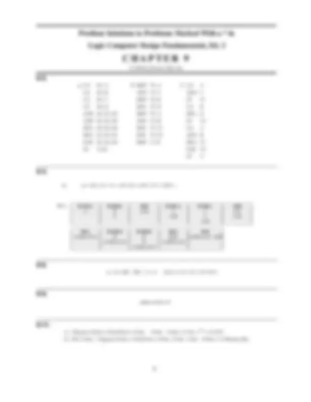 Solutions to logic and computer design fundamentals | Study notes ...