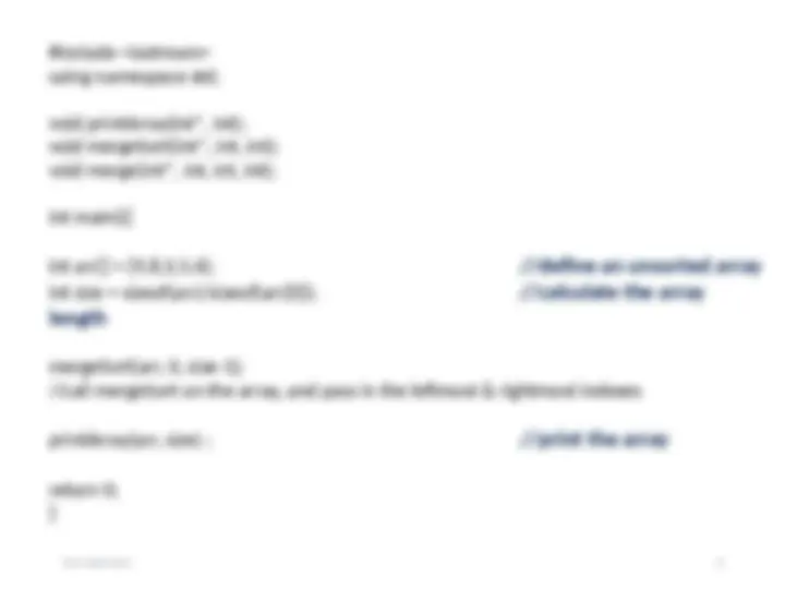 Merge Sort Algorithm: Divide and Conquer Approach | Study Guides ...