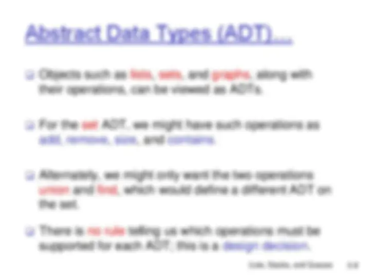 Data Structures: Lists, Stacks, and Queues | Slides Data Structures and ...