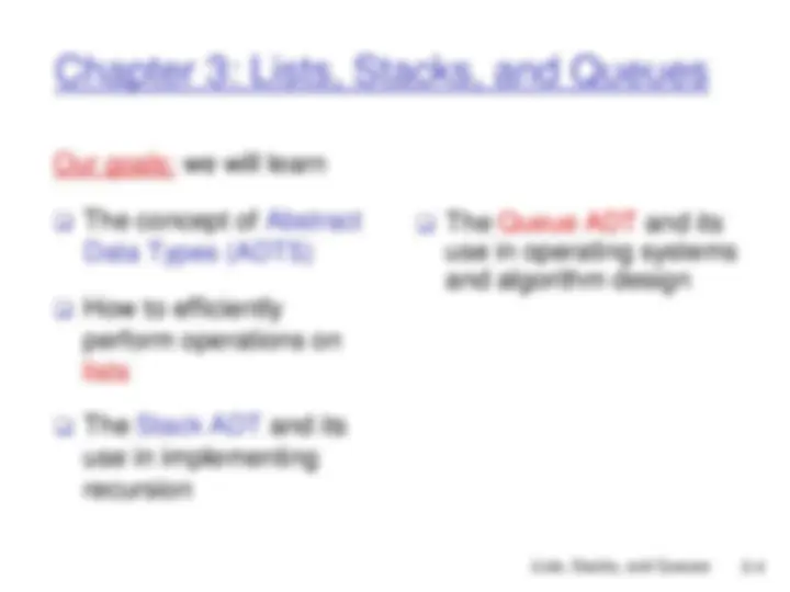 Data Structures: Lists, Stacks, and Queues | Slides Data Structures and ...