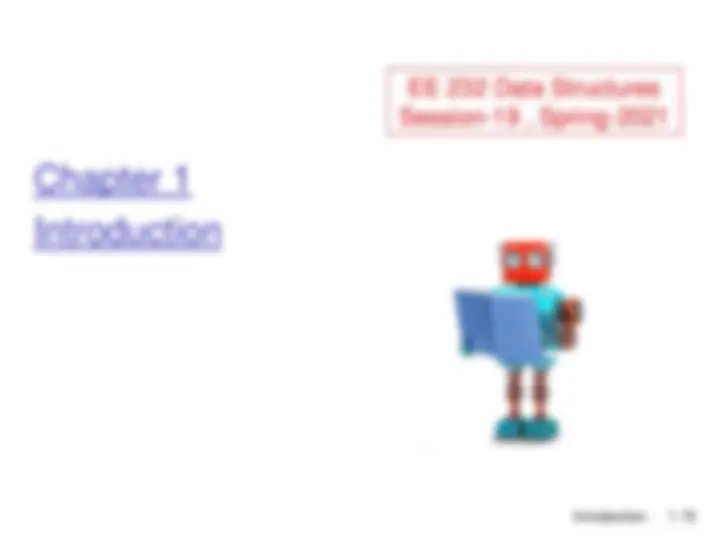Notes for DSA chapter 1 | Slides Data Structures and Algorithms | Docsity