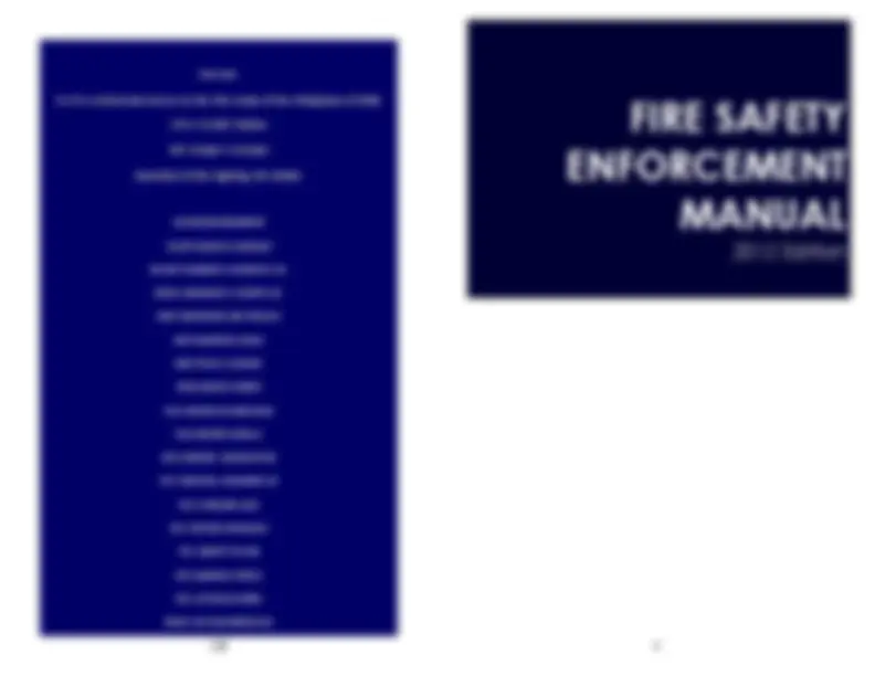Fire Safety Enforcement BFP | Study Guides, Projects, Research Safety ...