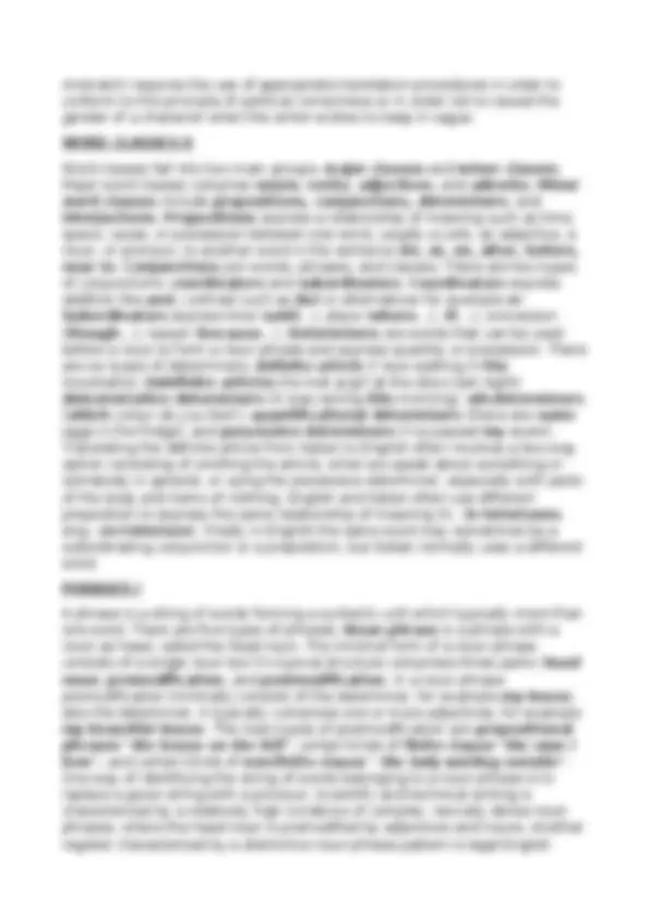 Understanding Word Formation, Collocations, and Phrases in English and ...