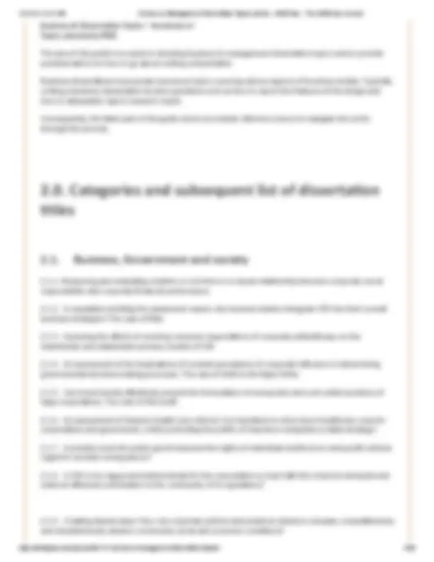 Business & Management Dissertation Topics: A Guide for Students ...