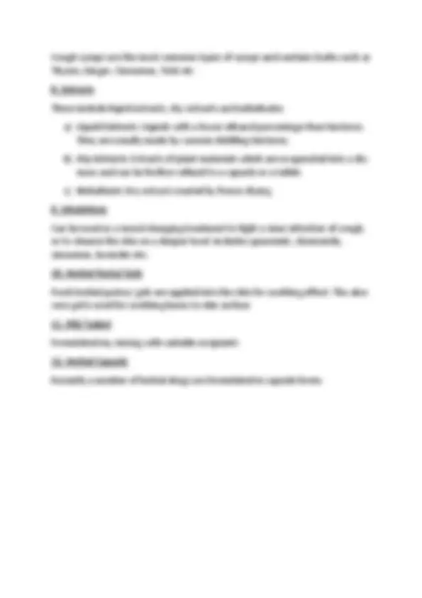 Complementary or Alternative Medicine | Lecture notes Pharmacy | Docsity